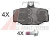 A.B.S. 36741 OE Brake Pad Set, disc brake